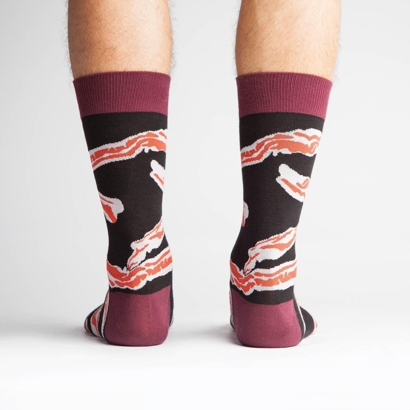 Sock It To Me - Bacon Crew Socks | Men's - Knock Your Socks Off