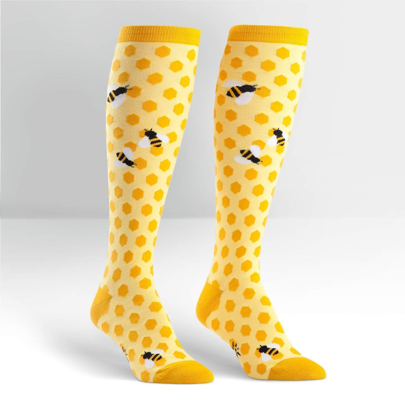 Sock It To Me - Bee's Knees Knee High Socks | Women's - Knock Your Socks Off