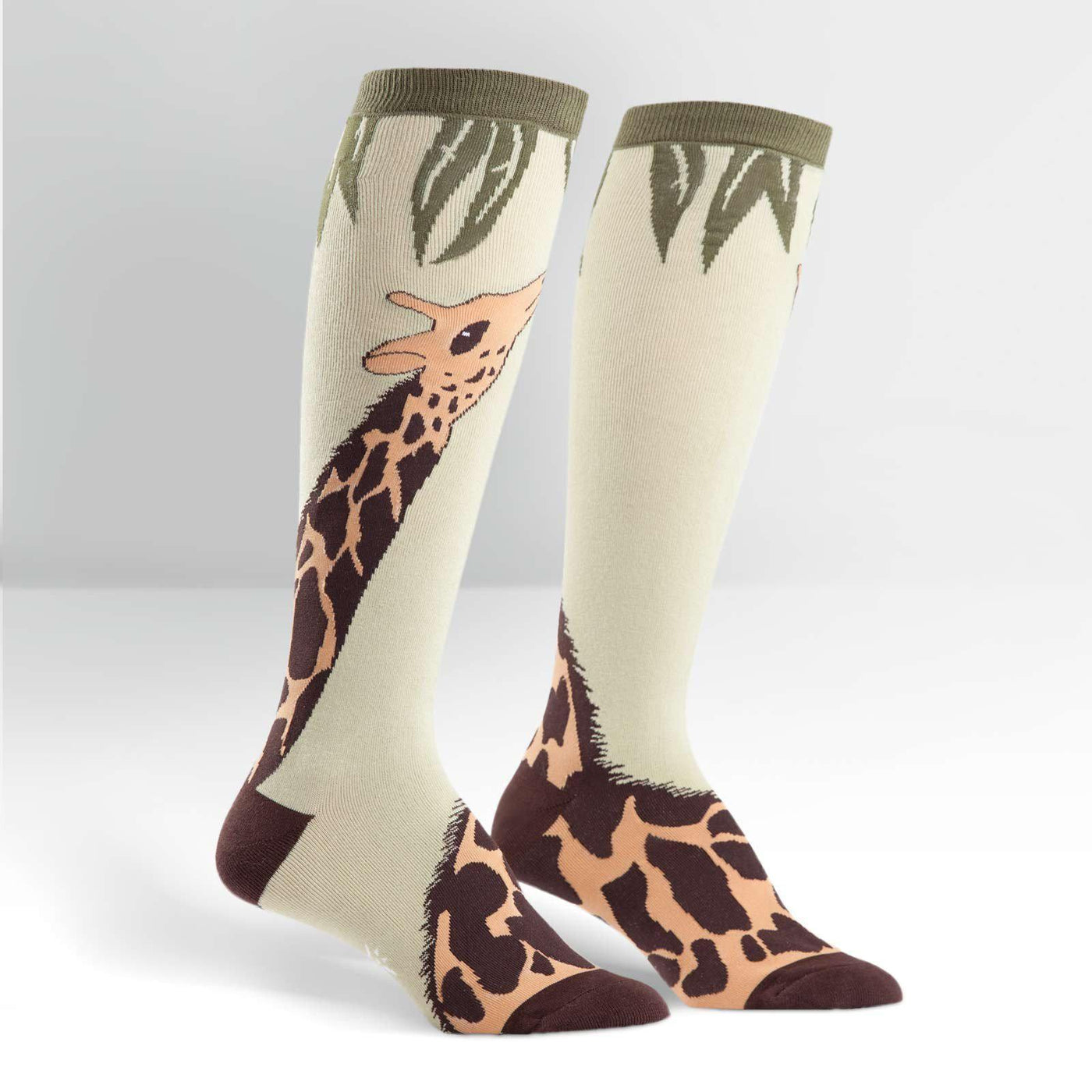 Sock It To Me - Giraffe Knee High Socks | Women's - Knock Your Socks Off