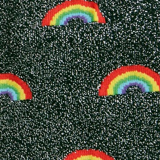 Sock It To Me - Glitter Over the Rainbow Crew Socks | Women&