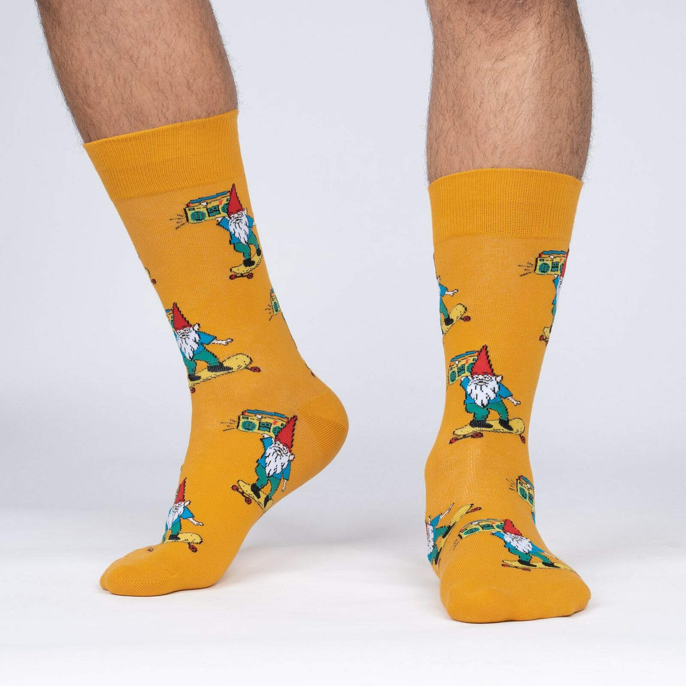 Sock It To Me - Gnarly Gnome Crew Socks | Men's - Knock Your Socks Off