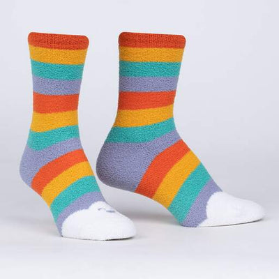 Sock It To Me - Happy Toes Slipper Socks | Women's - Knock Your Socks Off