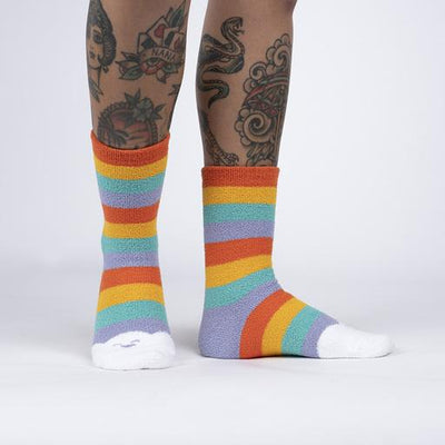 Sock It To Me - Happy Toes Slipper Socks | Women's - Knock Your Socks Off