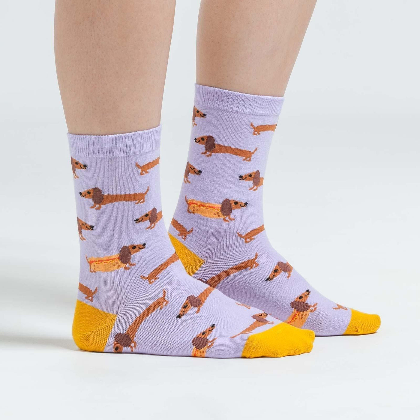 Sock It To Me - Hot Dogs Crew Socks | Women's - Knock Your Socks Off