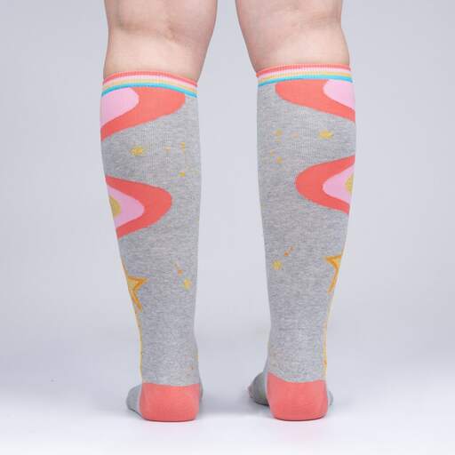 Sock It To Me - "It's Magic!" Magic Wand Knee High Socks | Women's - Knock Your Socks Off
