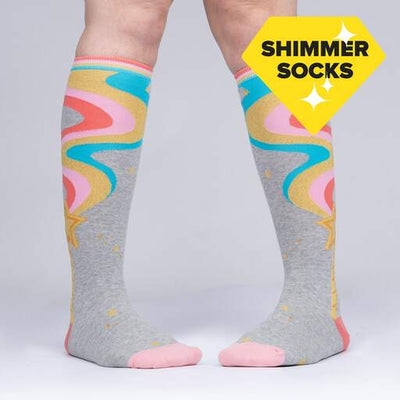 Sock It To Me - "It's Magic!" Magic Wand Knee High Socks | Women's - Knock Your Socks Off