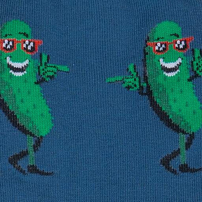 Sock It To Me - "Kind of a Big Dill" Pickle Crew Socks | Men's - Knock Your Socks Off