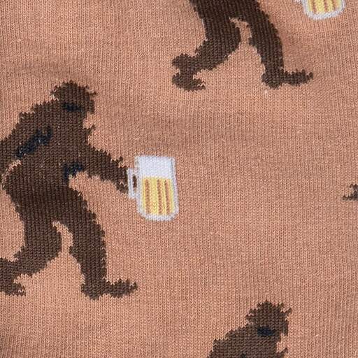 Sock It To Me - "Larger Than Life" Bigfoot Beer Crew Socks | Men&