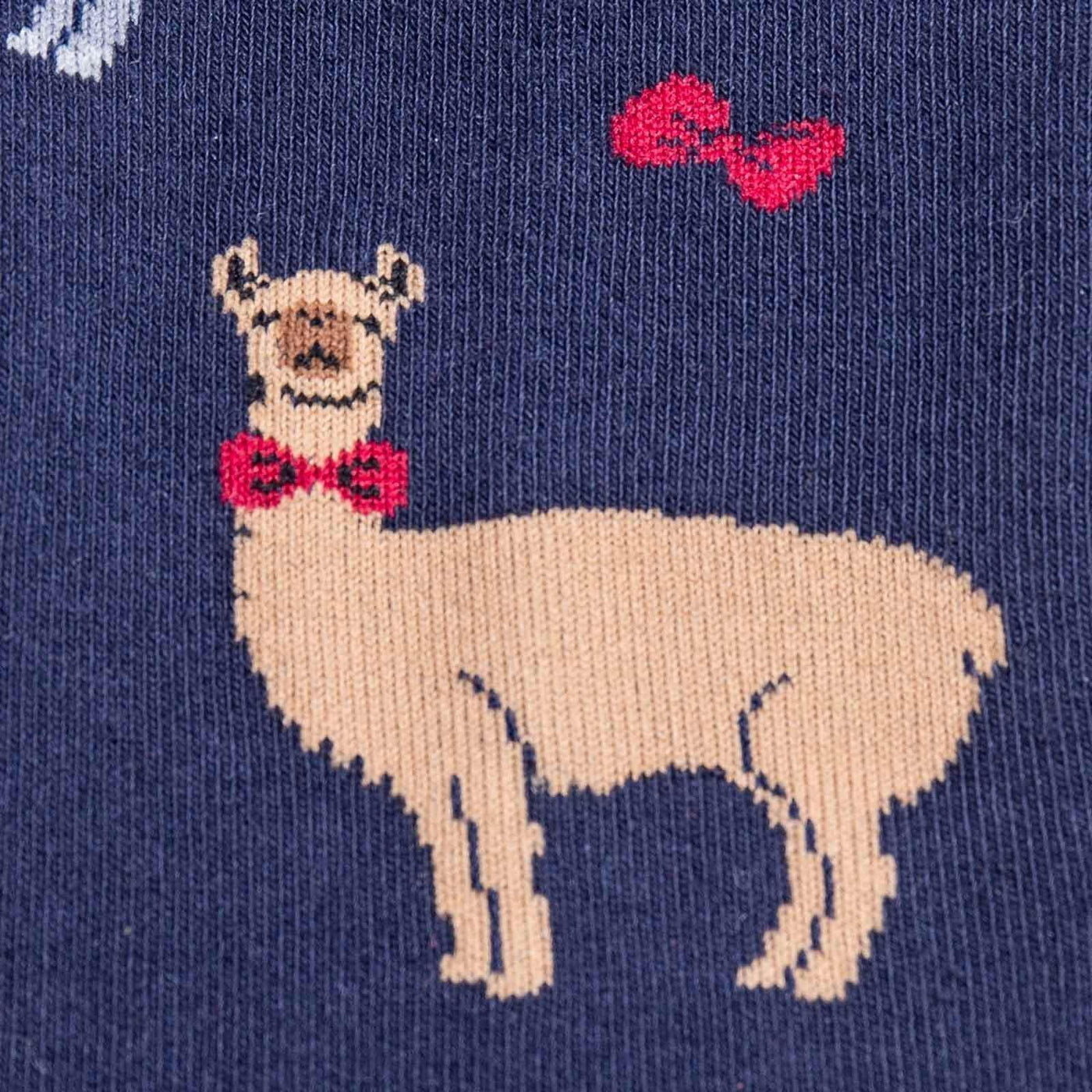 Sock It To Me - Llama Drama Crew Socks | Men's - Knock Your Socks Off