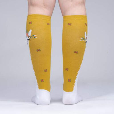 Sock It To Me - "Llama Queen" Knee High Socks | Women's - Knock Your Socks Off