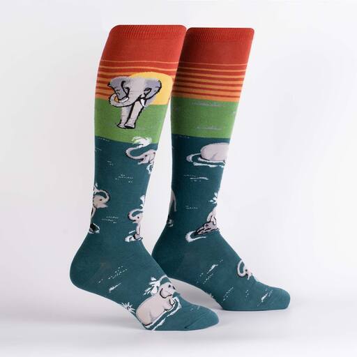 Sock It To Me - Make A Splash Knee High Socks | Women's - Knock Your Socks Off