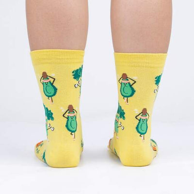Sock It To Me - "Plant Powered" Vegetable Crew Socks | Women's - Knock Your Socks Off
