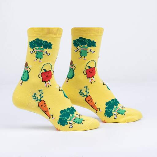 Sock It To Me - "Plant Powered" Vegetable Crew Socks | Women&
