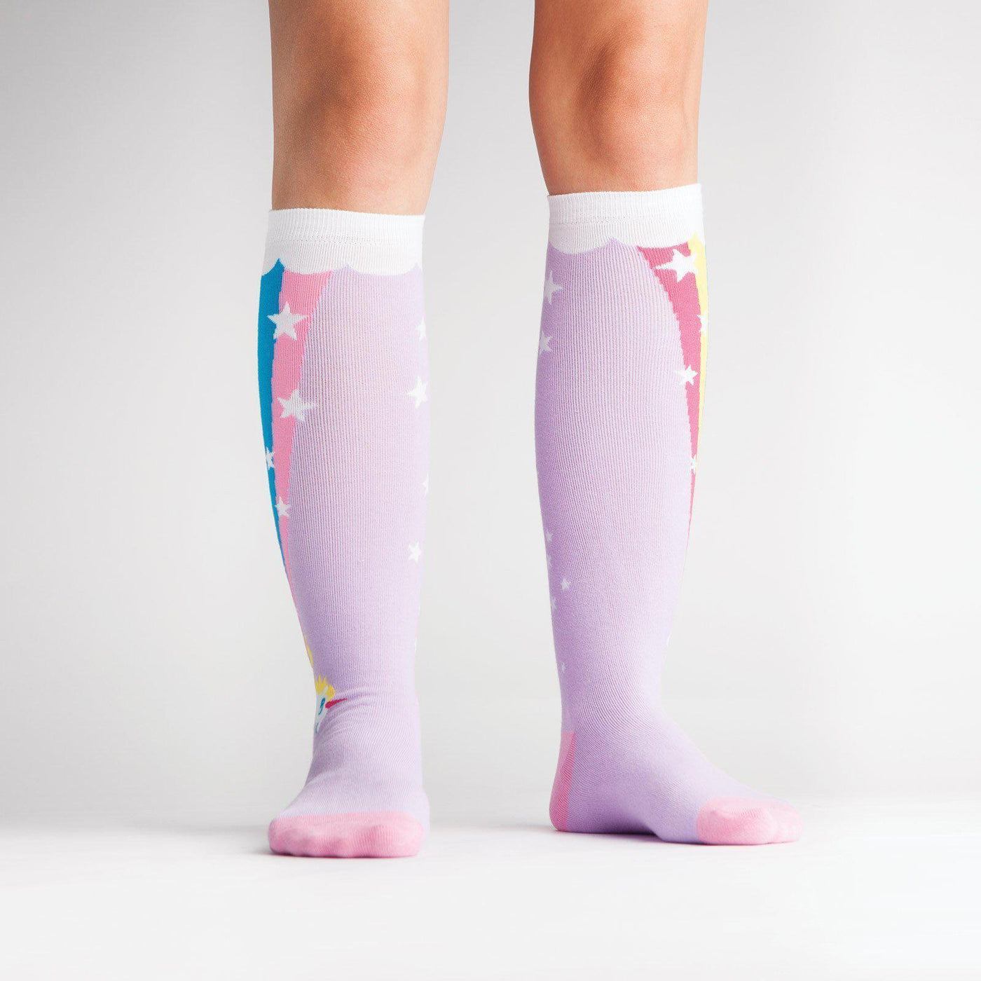 Sock It To Me - Rainbow Blast Knee High Socks | Women's - Knock Your Socks Off