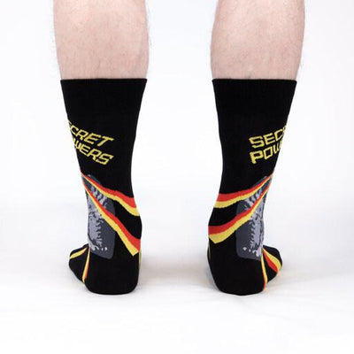Sock It To Me - Secret Powers Crew Socks | Men's - Knock Your Socks Off