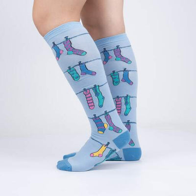 Sock It To Me - "Socks on Socks" Knee High Socks | Women's - Knock Your Socks Off