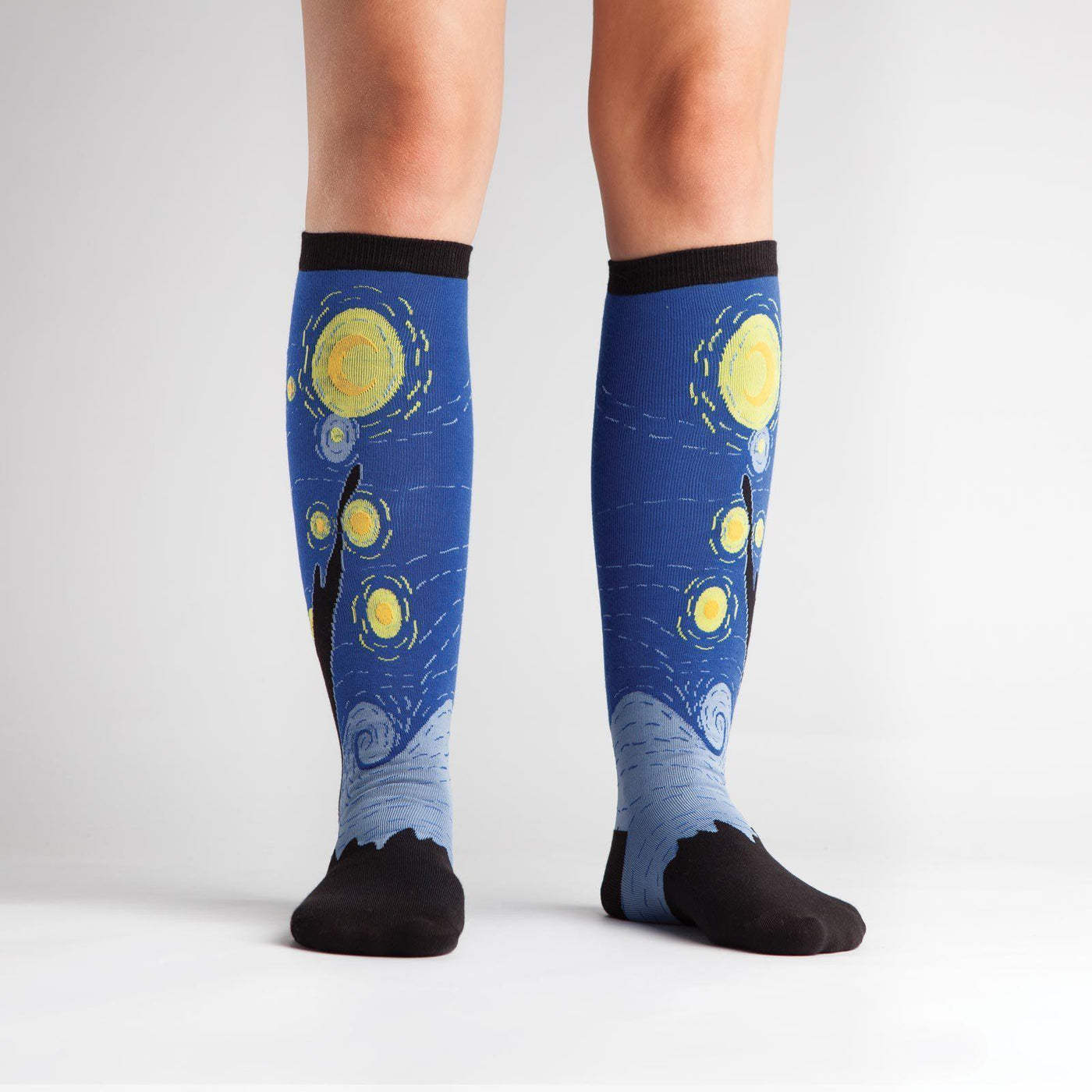 Sock It To Me - Starry Night Knee High Socks | Women's - Knock Your Socks Off