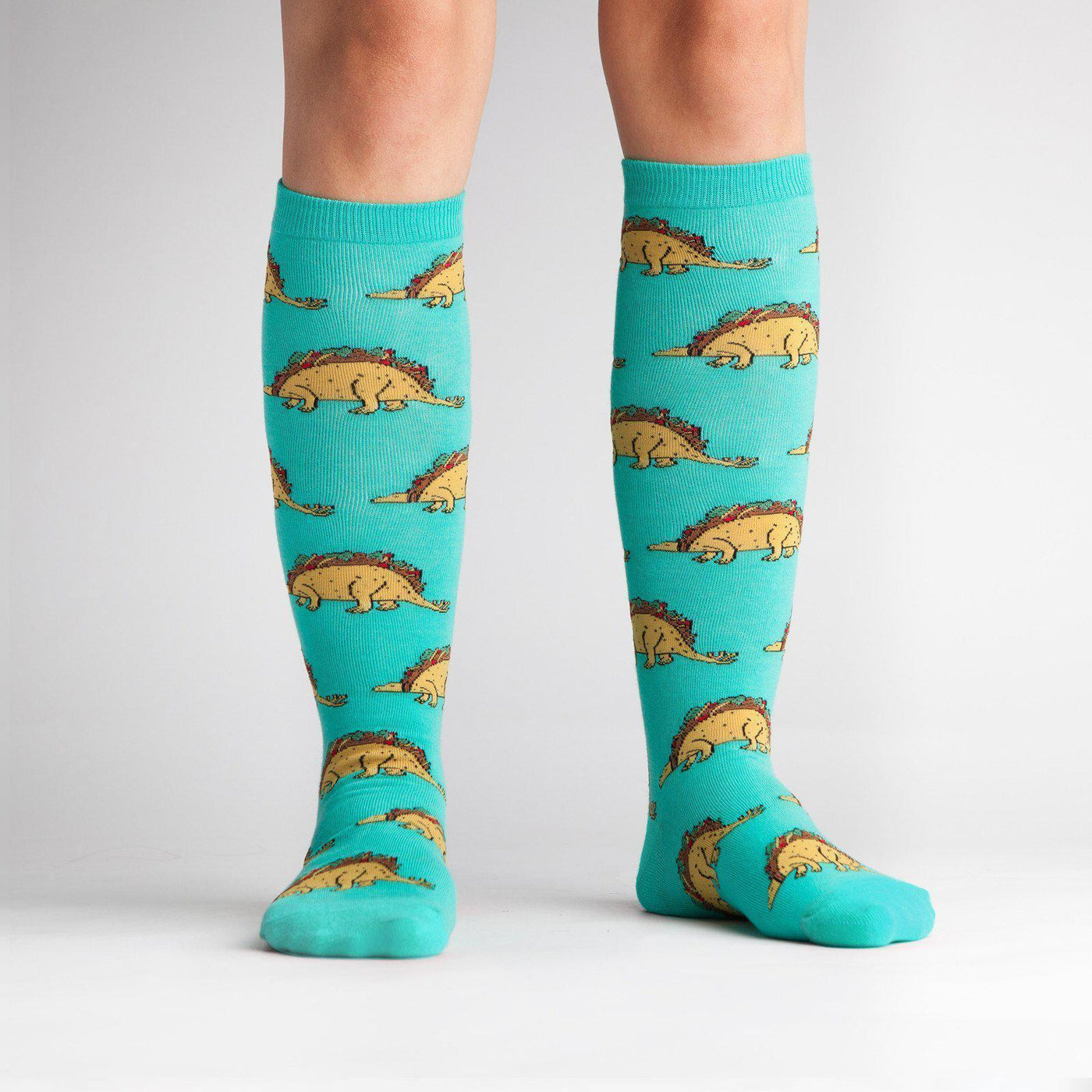 Sock It To Me - Tacosaurus Knee High Socks | Women's - Knock Your Socks Off