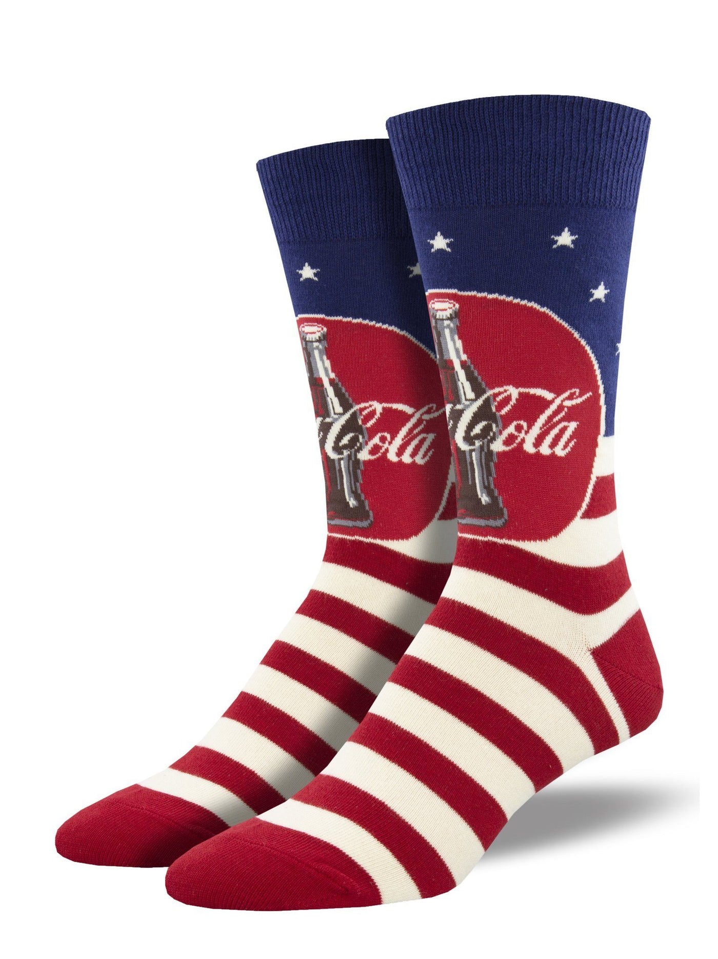 Socksmith - Americana Coca-Cola Crew Socks | Men's - Knock Your Socks Off