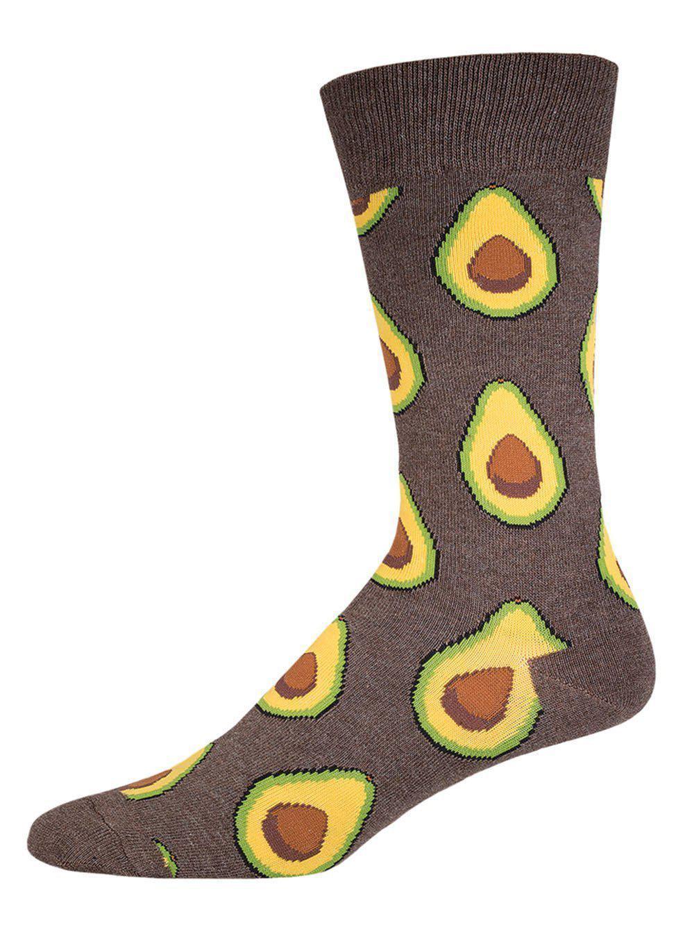 Socksmith - Avocado Crew Socks | Men's - Knock Your Socks Off