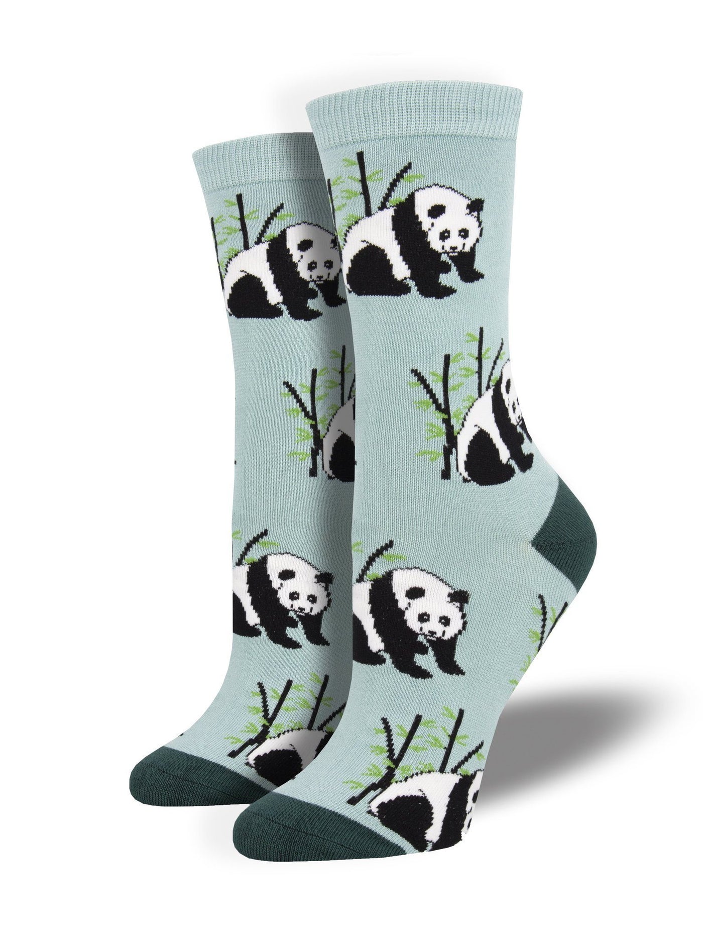 Socksmith - Bamboo Panda Crew Socks | Women's - Knock Your Socks Off