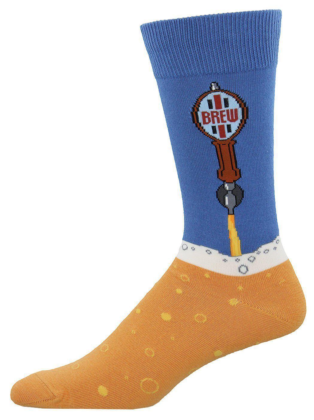 Socksmith - Beer Taps Crew Socks | Men's - Knock Your Socks Off