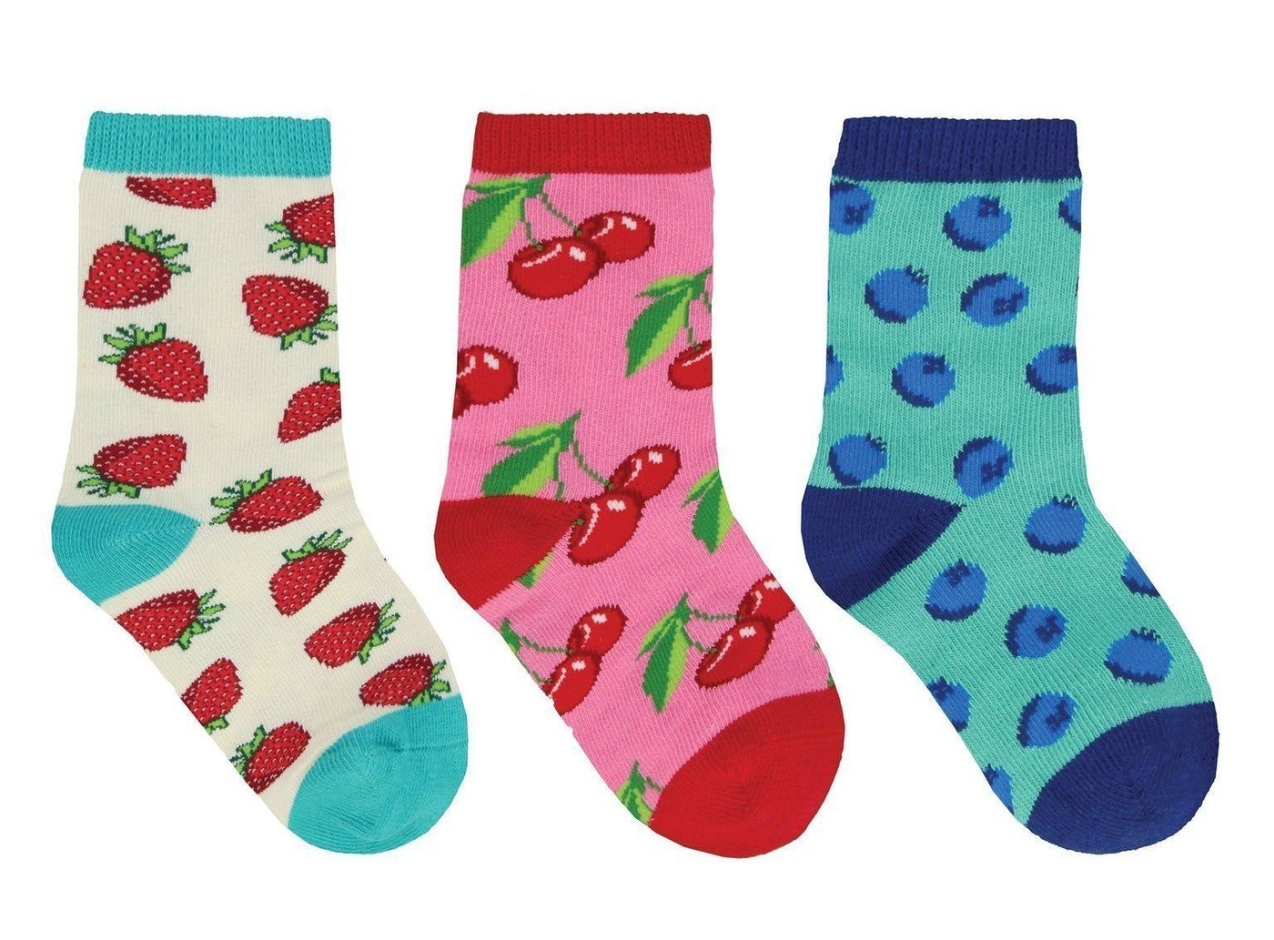 Socksmith - Berry Sweet 3-pack Crew Socks | Kids' - Knock Your Socks Off