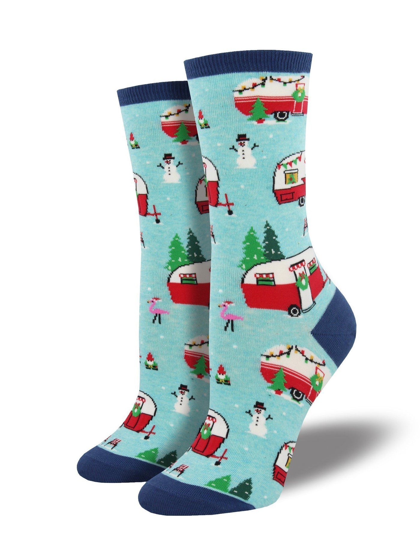 Socksmith - Christmas Campers Crew Socks | Women's - Knock Your Socks Off