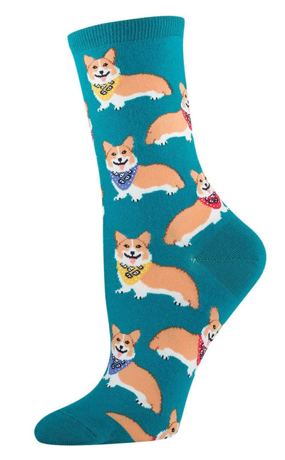 Socksmith - Corgi Crew Socks | Women's - Knock Your Socks Off