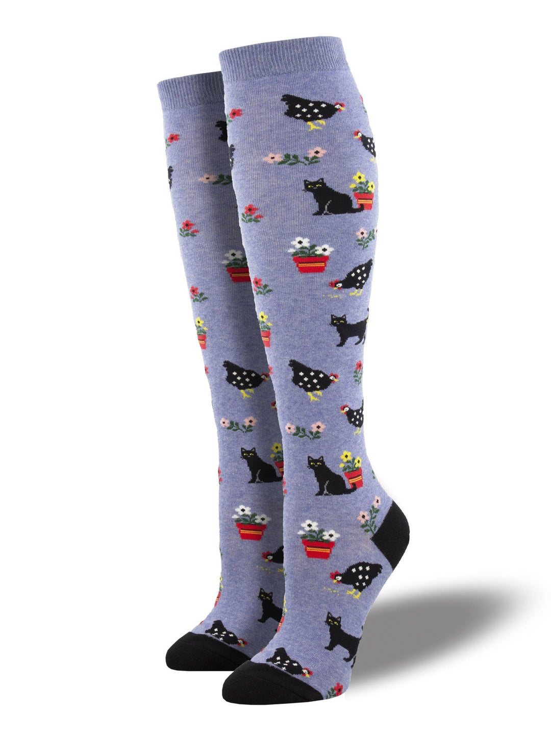 Socksmith - Cottage Scene Knee High Socks | Women&