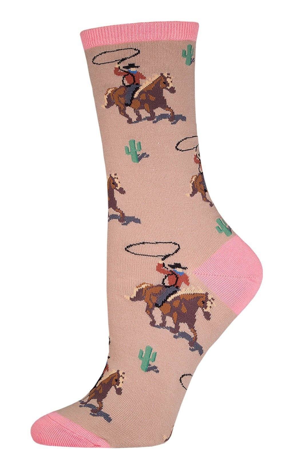 Socksmith - Cowboy Crew Socks | Women's - Knock Your Socks Off