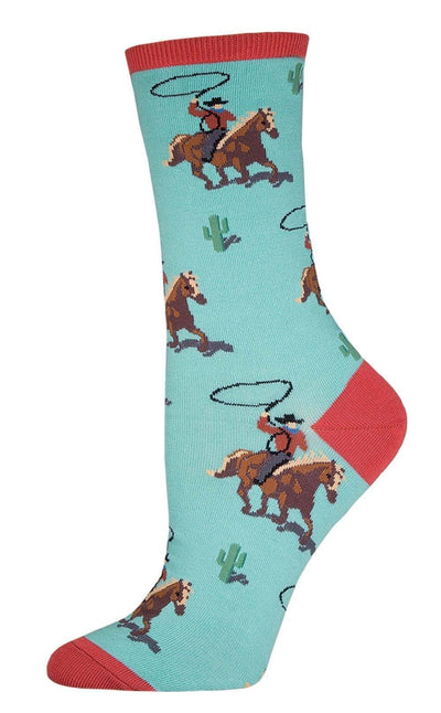 Socksmith - Cowboy Crew Socks | Women's - Knock Your Socks Off