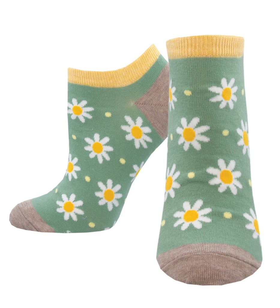 Socksmith - Dots and Daisies Ankle Socks | Women's - Knock Your Socks Off