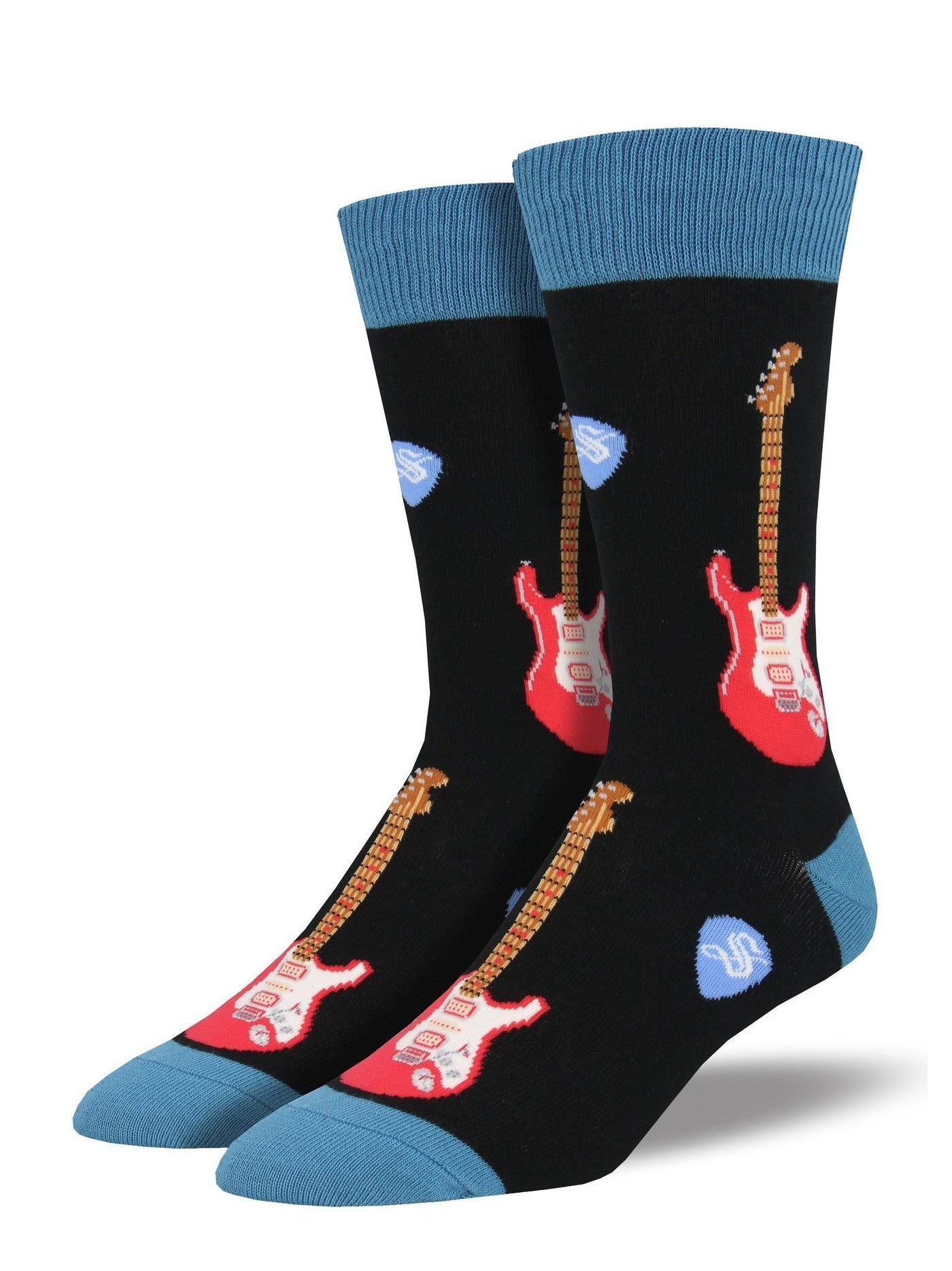 Socksmith - Electric Guitars Crew Socks | Men's - Knock Your Socks Off