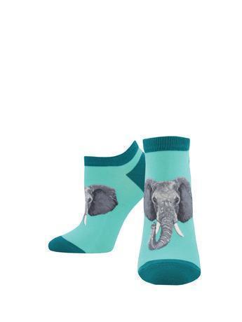 Socksmith - Elephant of Surprise Ankle Socks | Women's - Knock Your Socks Off