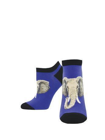 Socksmith - Elephant of Surprise Ankle Socks | Women's - Knock Your Socks Off