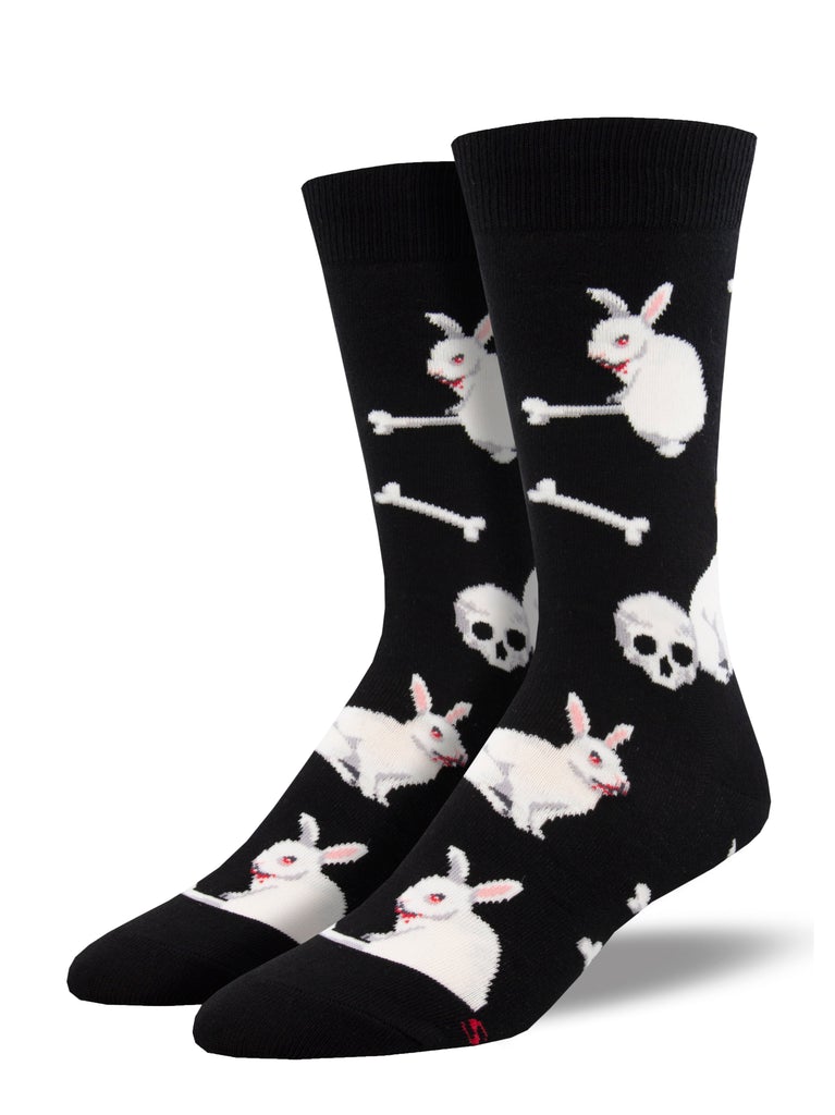 Socksmith - Evil Bunnies Crew Socks | Men's - Knock Your Socks Off