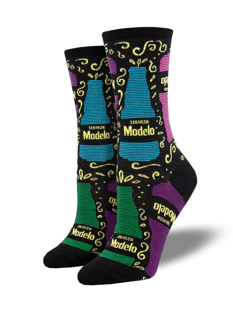 Socksmith - "Fiesta Modelo" Crew Socks | Women's - Knock Your Socks Off