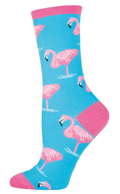 Socksmith - Flamingo Crew Socks | Women's - Knock Your Socks Off