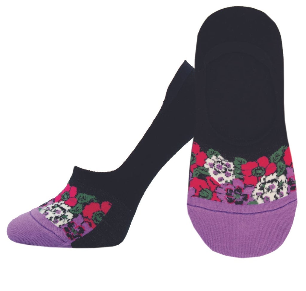 Socksmith - Floral No-Show Socks | Women's - Knock Your Socks Off