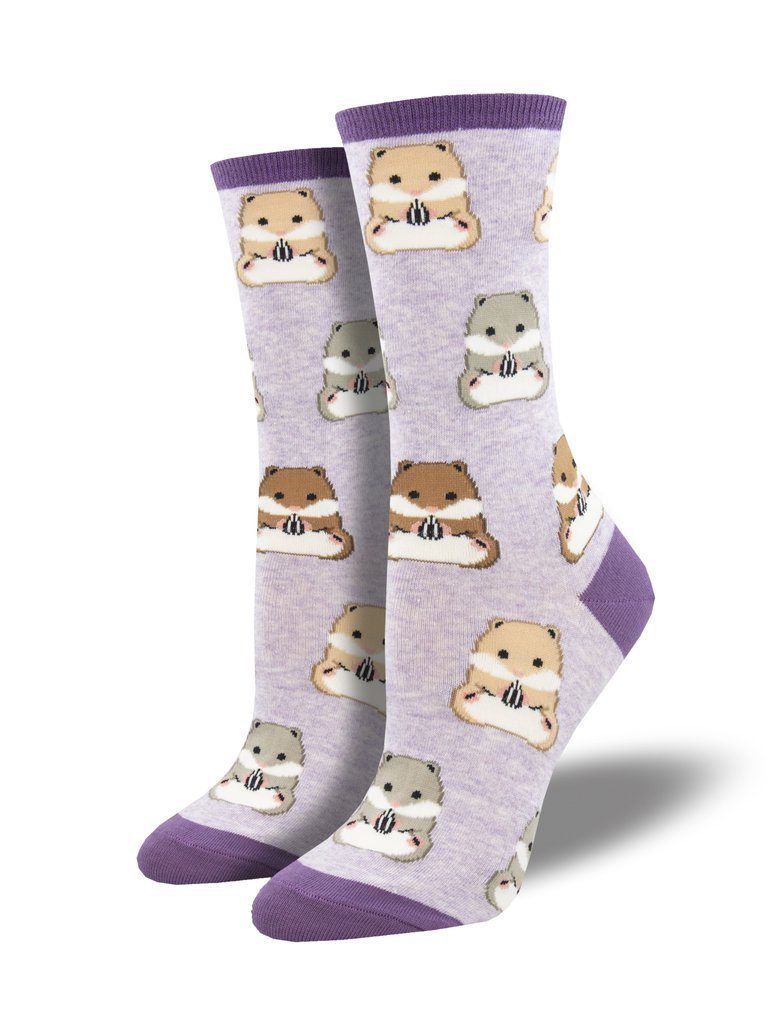 Socksmith - "Going Ham" Hamster Crew Socks | Women's - Knock Your Socks Off