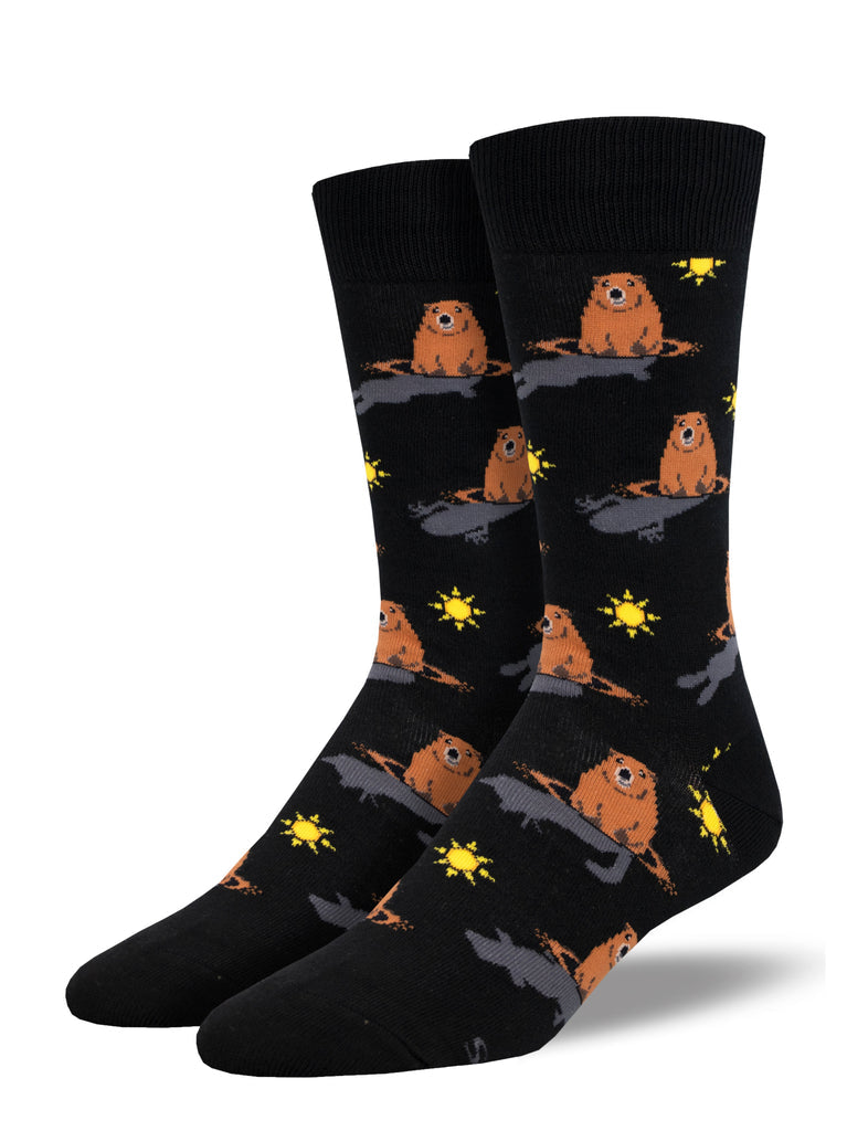 Socksmith - Groundhog Day Crew Socks | Men's - Knock Your Socks Off