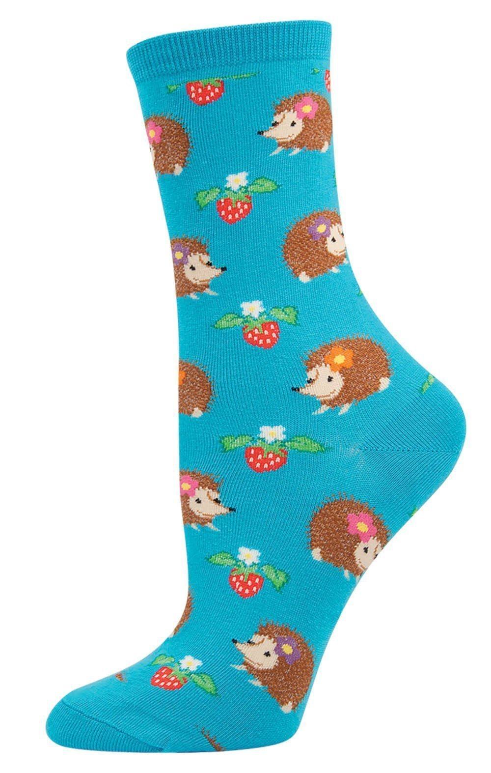 Socksmith - Hedgehogs Crew Socks | Women's - Knock Your Socks Off