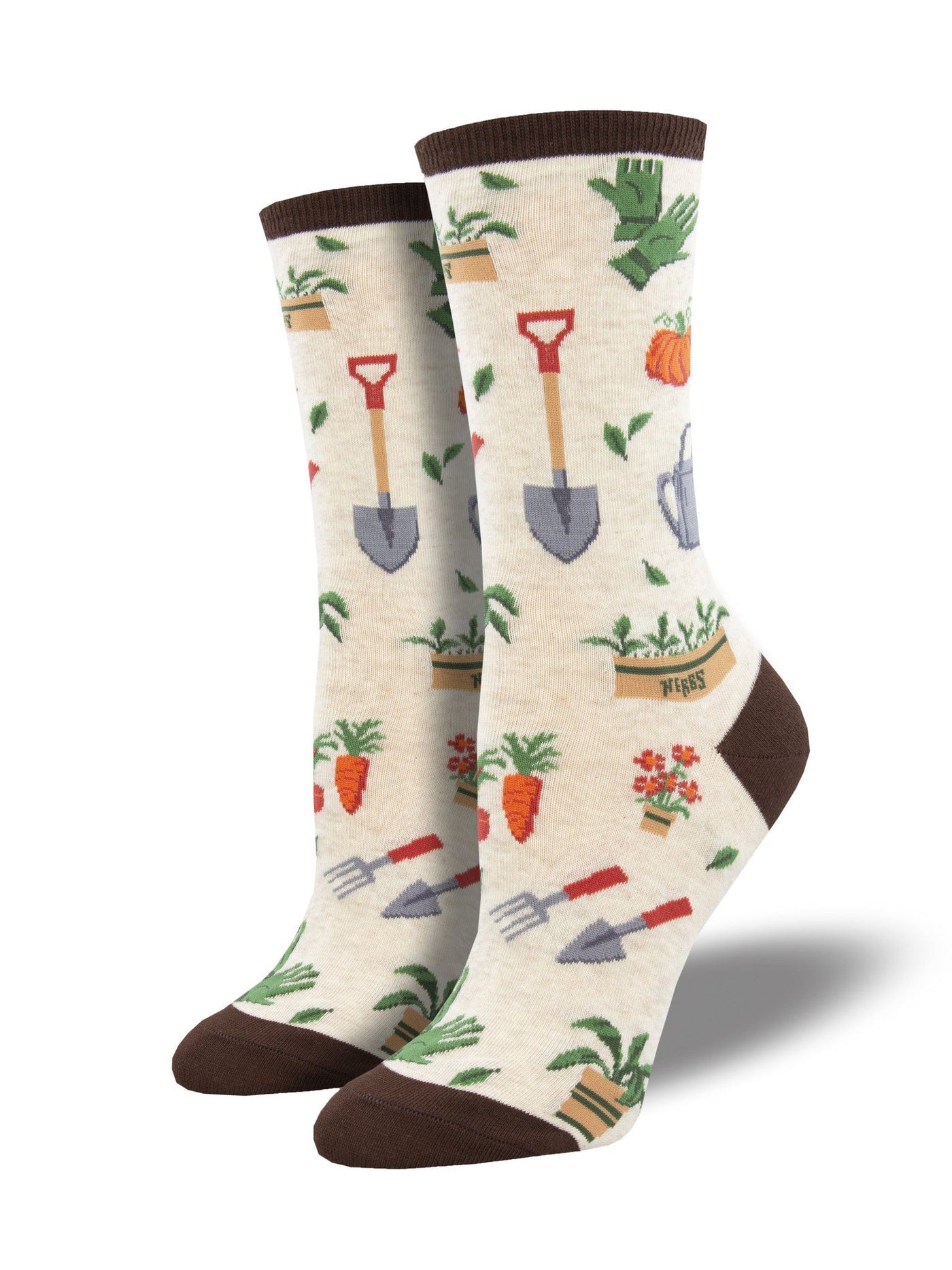 Socksmith - "Hoe Down" Gardening Crew Socks | Women's - Knock Your Socks Off
