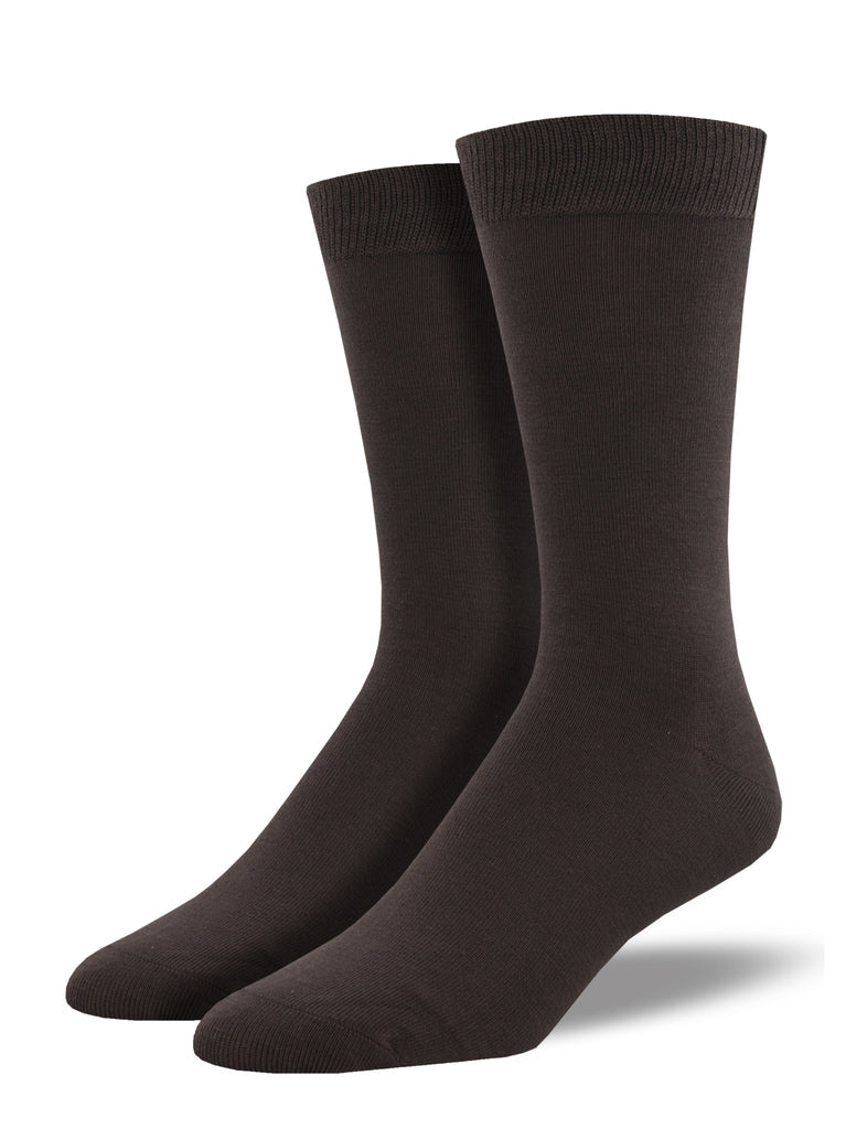 Socksmith - King Size Bamboo Solid Crew Socks | Men's - Knock Your Socks Off