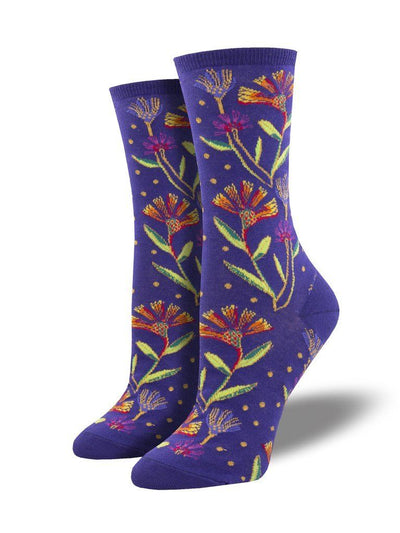 Socksmith - Laurel Burch: Wildflowers Crew Socks | Women's - Knock Your Socks Off