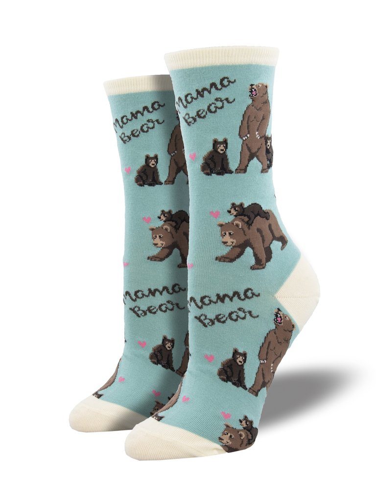 Socksmith - Mama Bear Crew Socks | Women's - Knock Your Socks Off