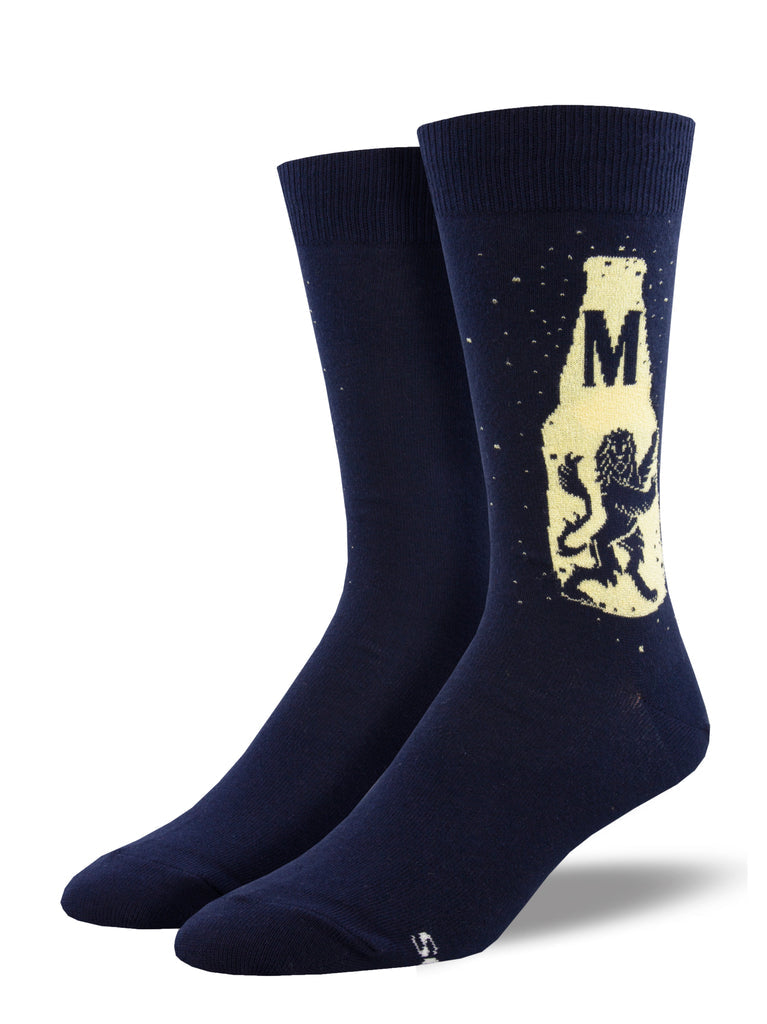 Socksmith - "Modelo Lion" Crew Socks | Men's - Knock Your Socks Off