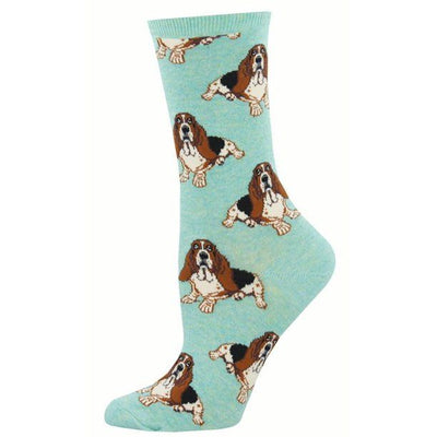 Socksmith - Nothing But A Hound Dog Crew Socks | Women's - Knock Your Socks Off