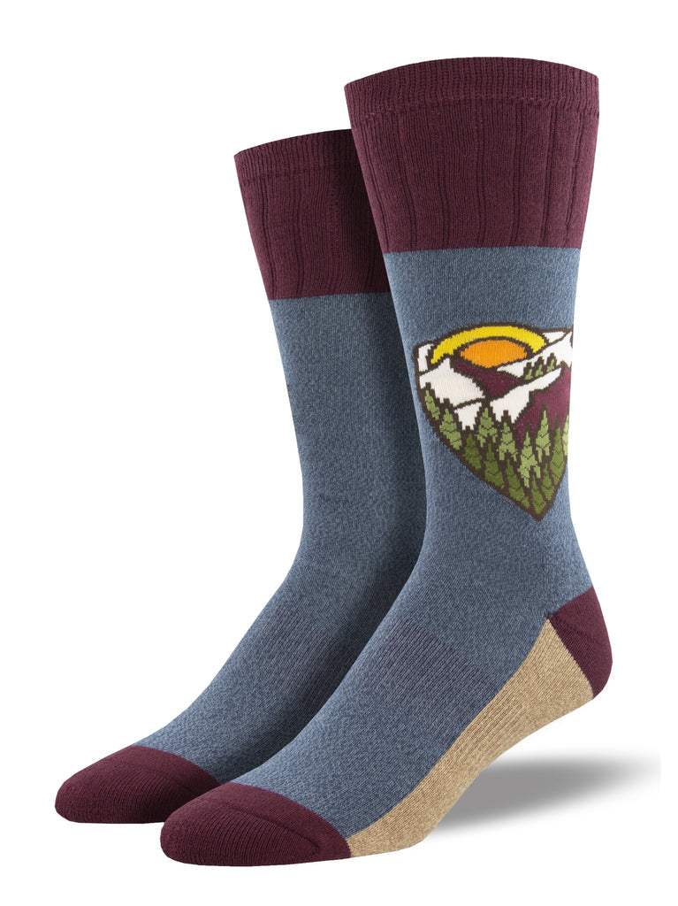 Socksmith - Outlands Atomicchild Mountain Top Boot Socks | Men's - Knock Your Socks Off